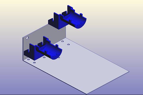 gearboxe housings on baseplate